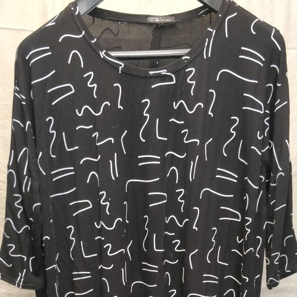 Handmade baggy tunic mini-dress - Picture 1 of 3
